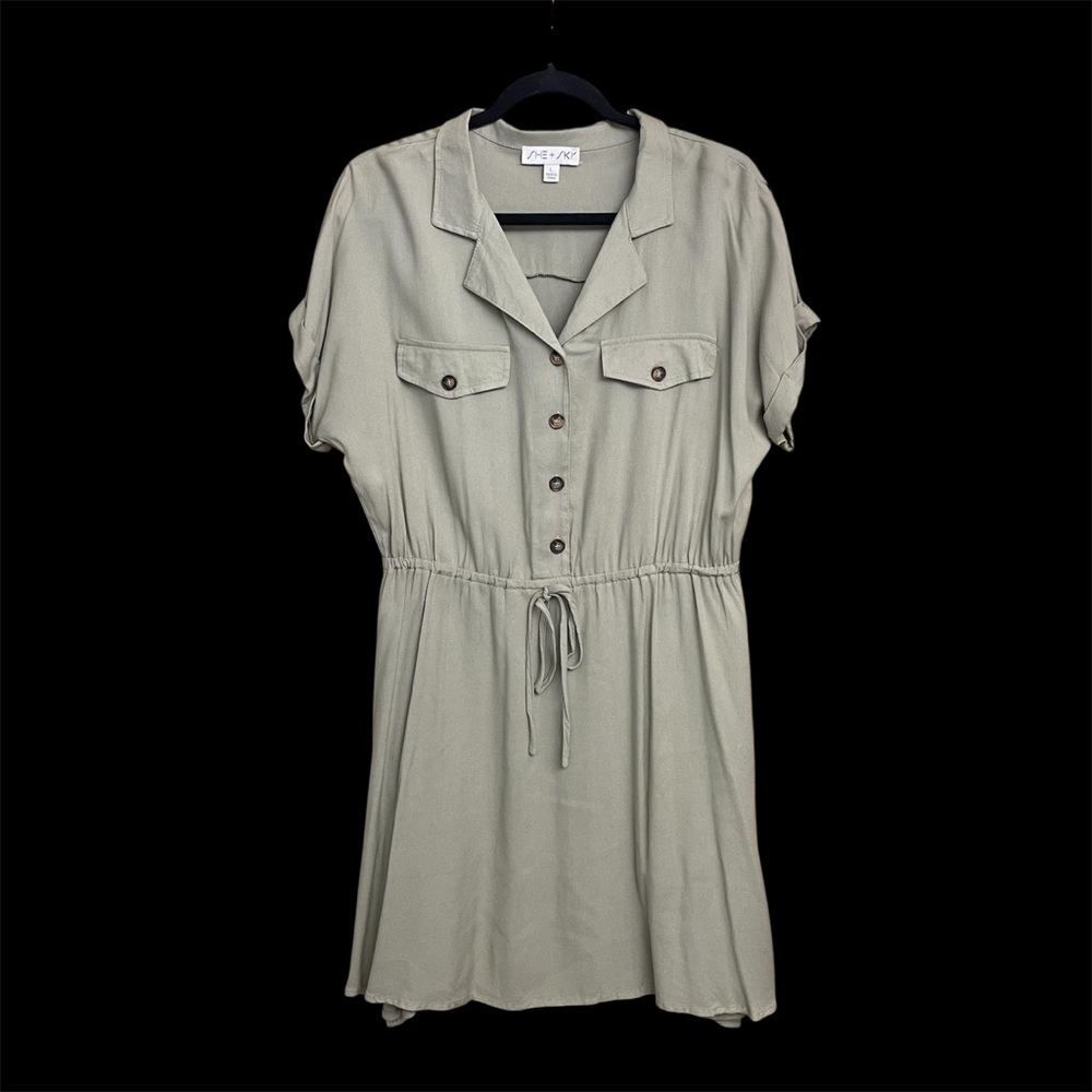 She + Sky Sage Green Dress size large